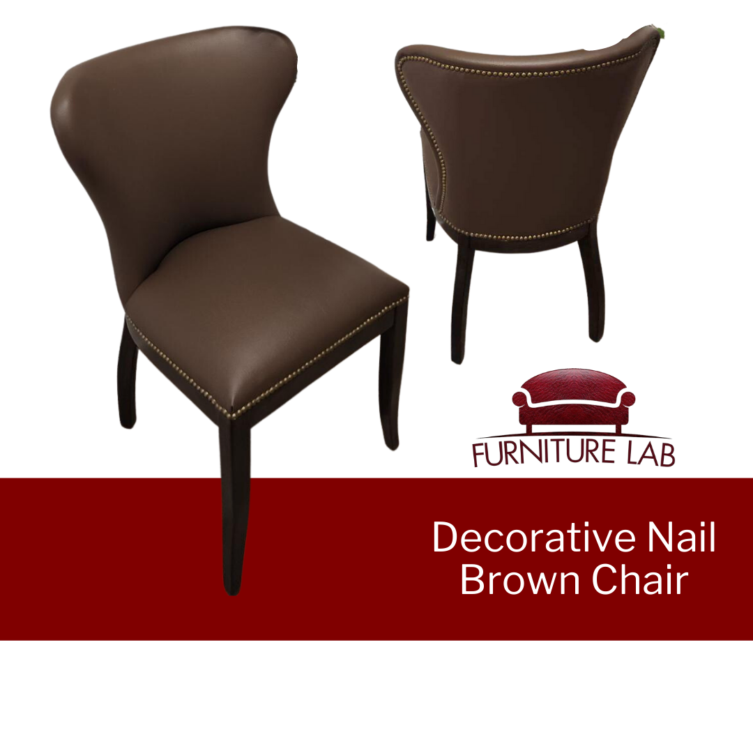 Decorative Nail Brown Chair